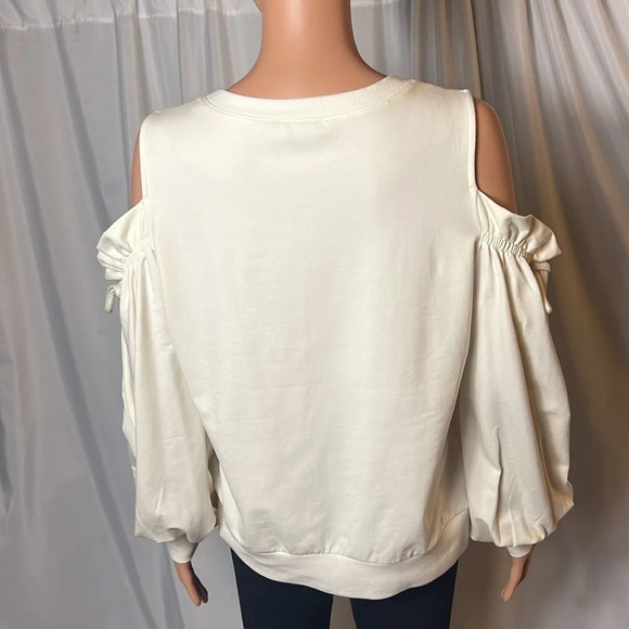 1. State Sweater Womens Open Should Bows Size M - Picture 5 of 9